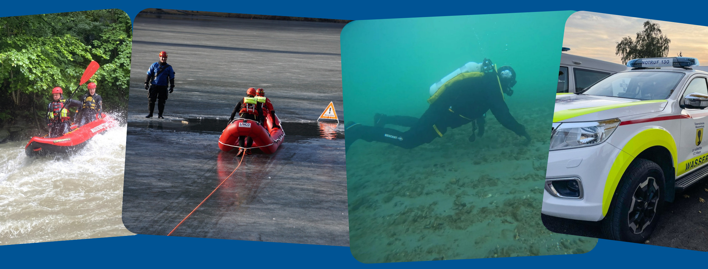 Wasserrettung Villach Collage
